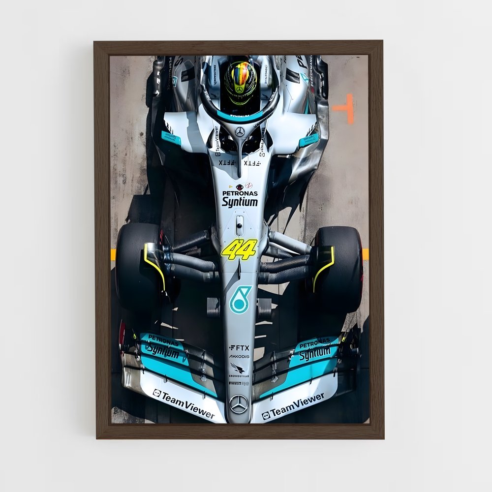 Poster Mercedes Prêt – affiche Voitures de Formule 1 (vue 5)